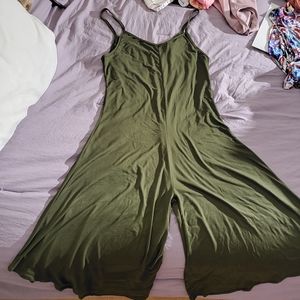 Olive Green Harem Jumpsuit